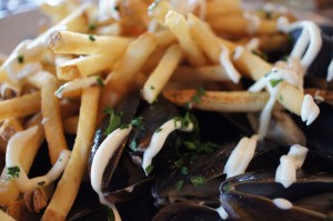 Glorious Mussels and French Fries!